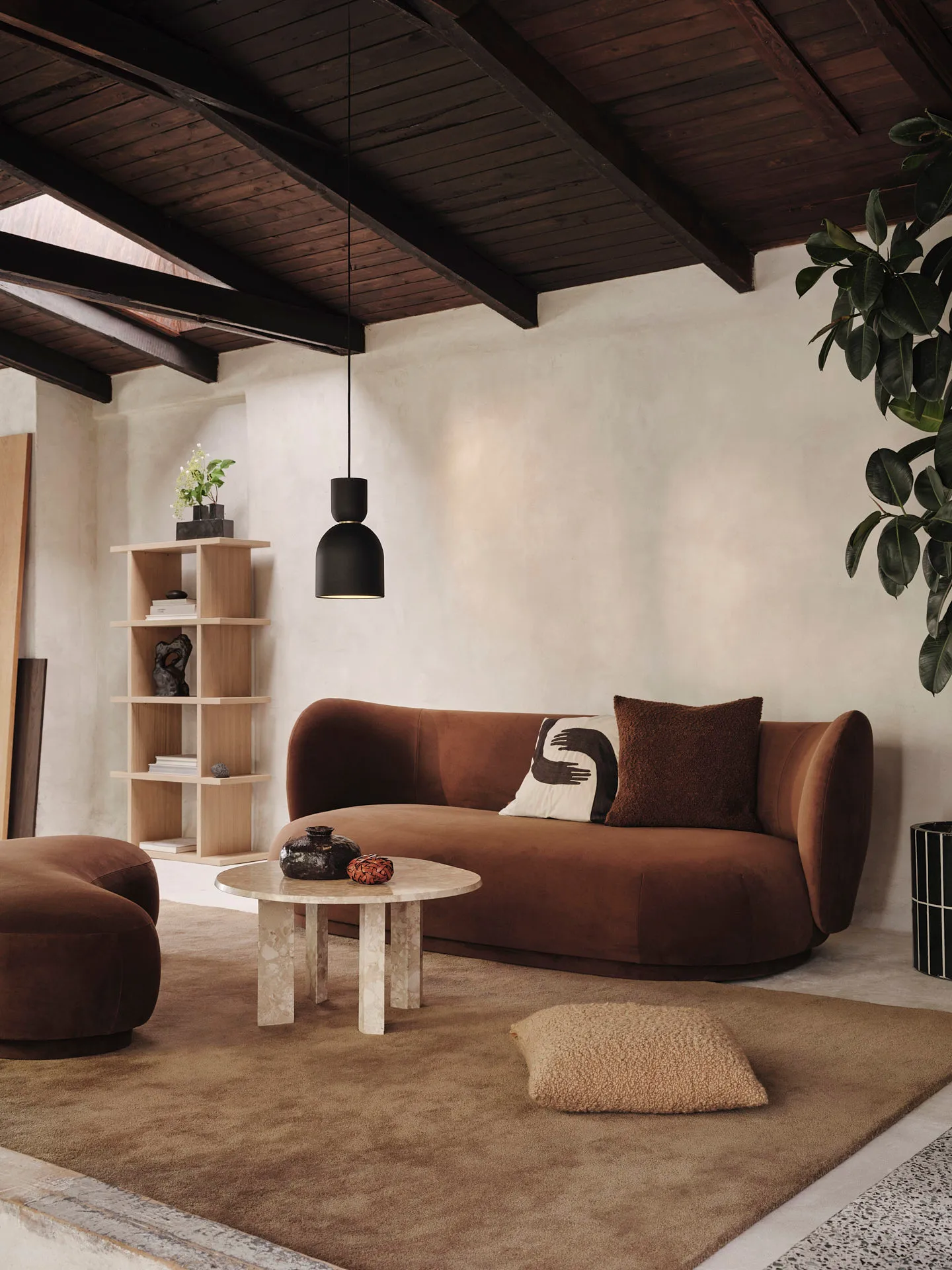 Libreria Kona 1x4, Natural Ferm Living
