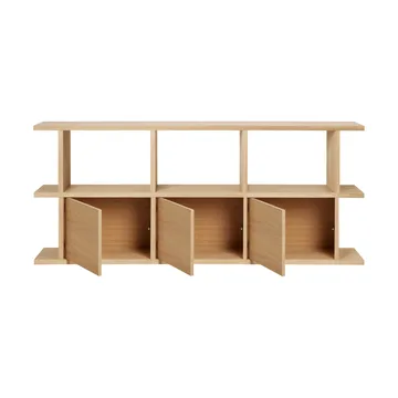 Libreria Kona 3x2 - Rovere naturale, incl. 3 inserti per armadio - Ferm Living