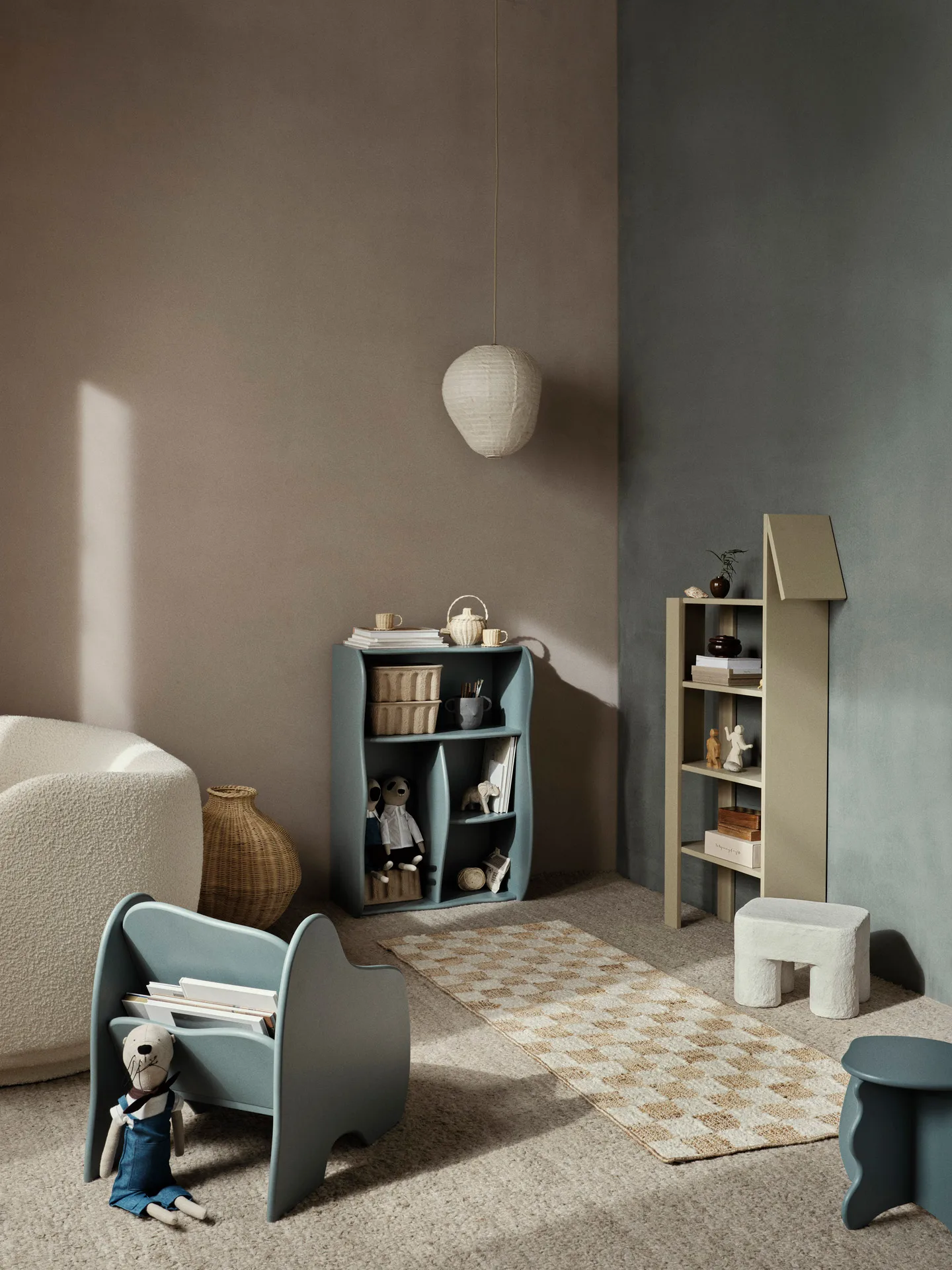 Libreria Slope 66x95 cm, Storm Ferm Living