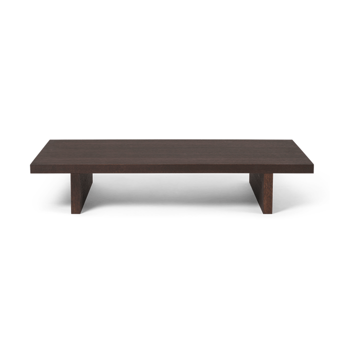 Low table Tavolino Kona - Dark Stained oak veneer - Ferm LIVING