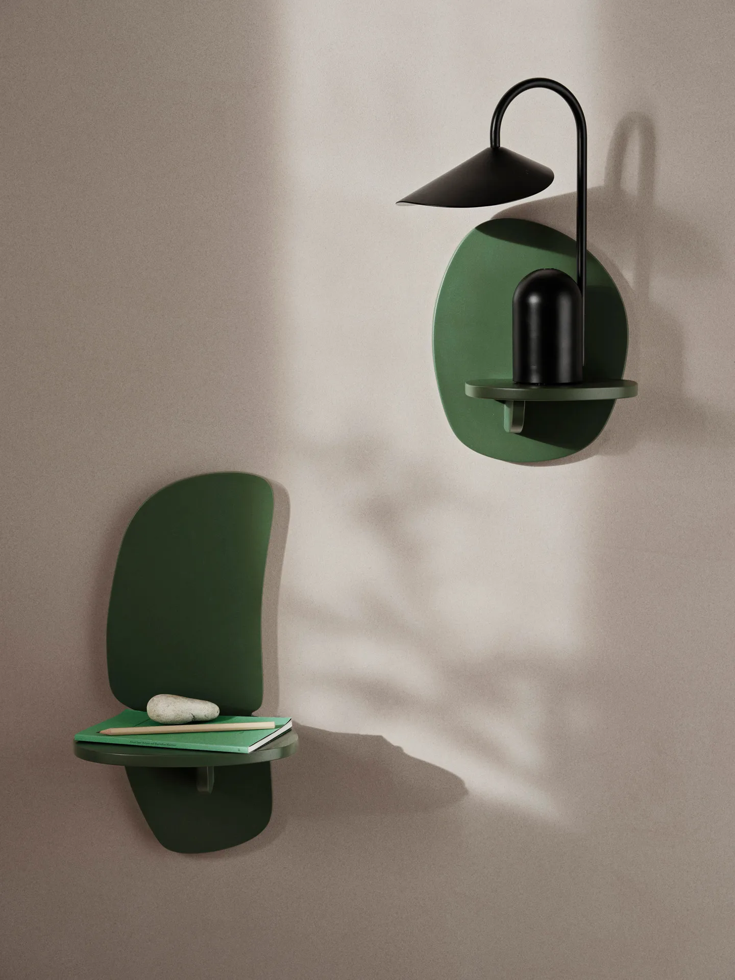 Mensola da parete Pilu 25 cm, Verdant Green Ferm Living