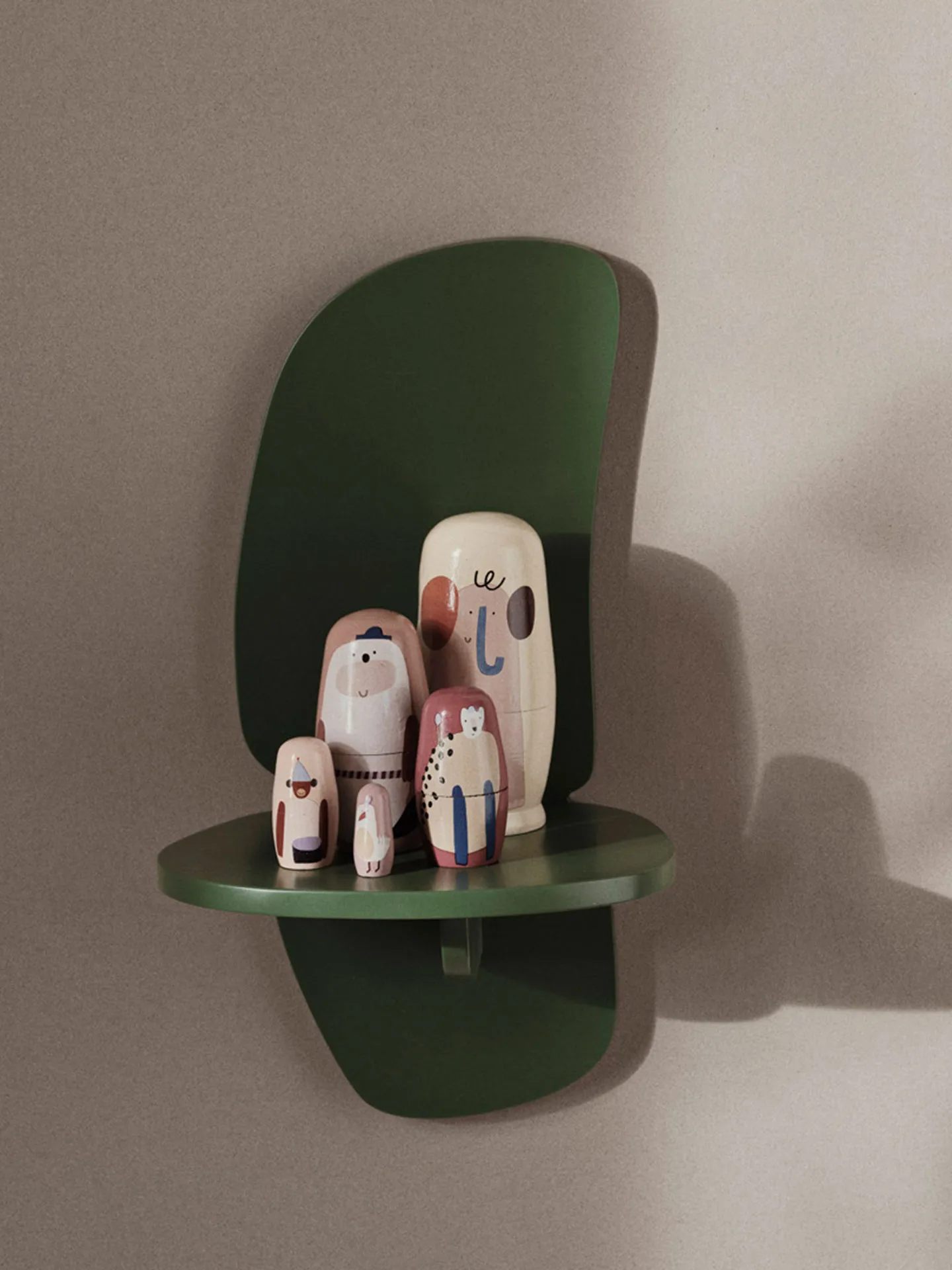 Mensola da parete Pilu 40 cm, Verdant Green Ferm Living