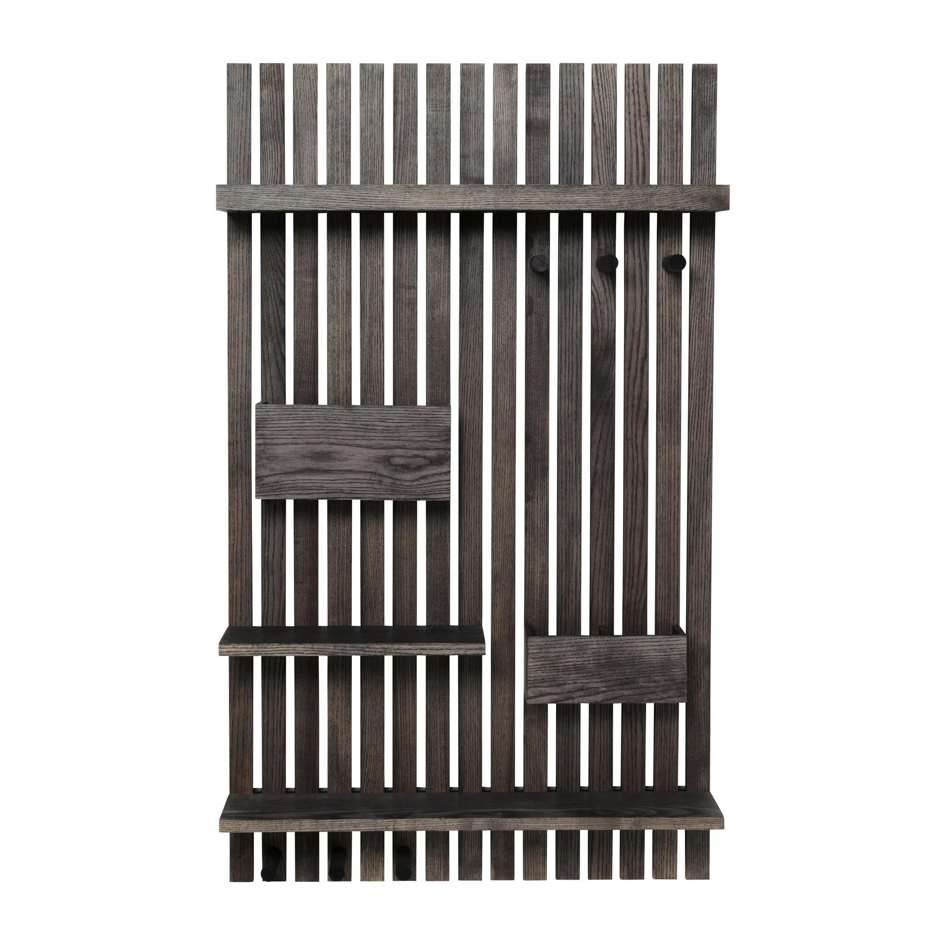 Mensola multipla in legno, Frassino mordente scuro Ferm Living