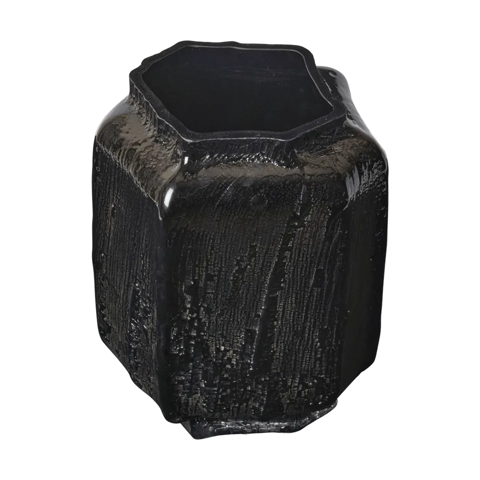 Mokuri vaso, Black, 25 cm Ferm Living