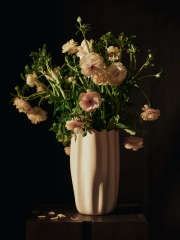 Nium vaso - Off-white, 23 cm - Ferm Living