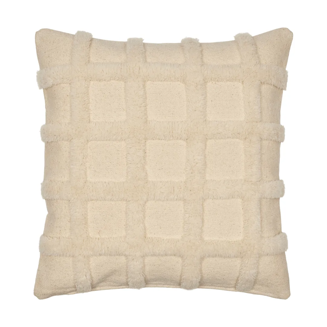 Norte grid cuscino, Off-white, 50x50 cm Ferm Living