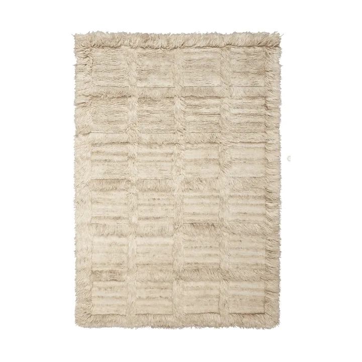 Norte grid tappeto - Naturale, 160x235 cm - Ferm Living