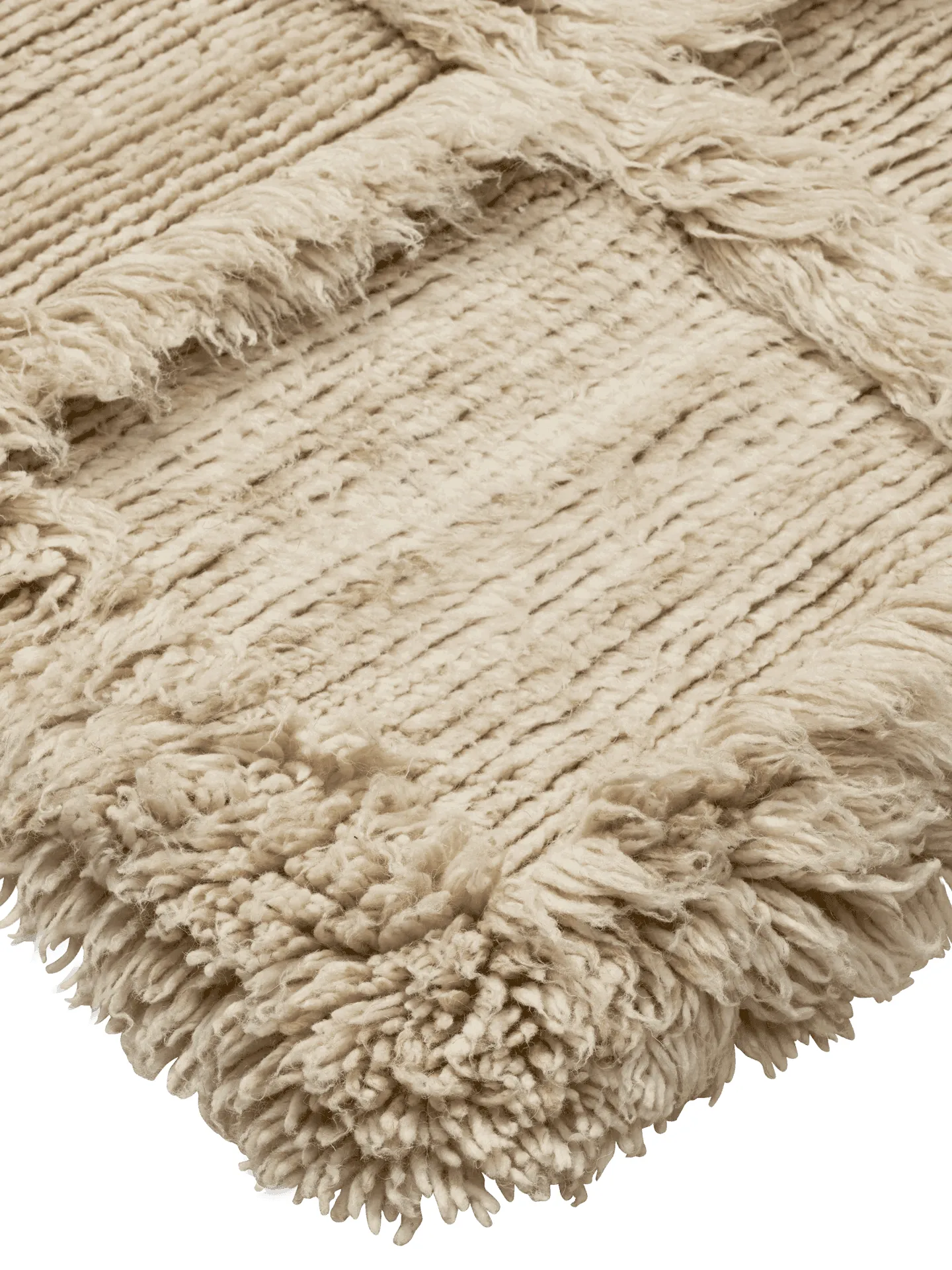 Norte grid tappeto, Naturale, 160x235 cm Ferm Living