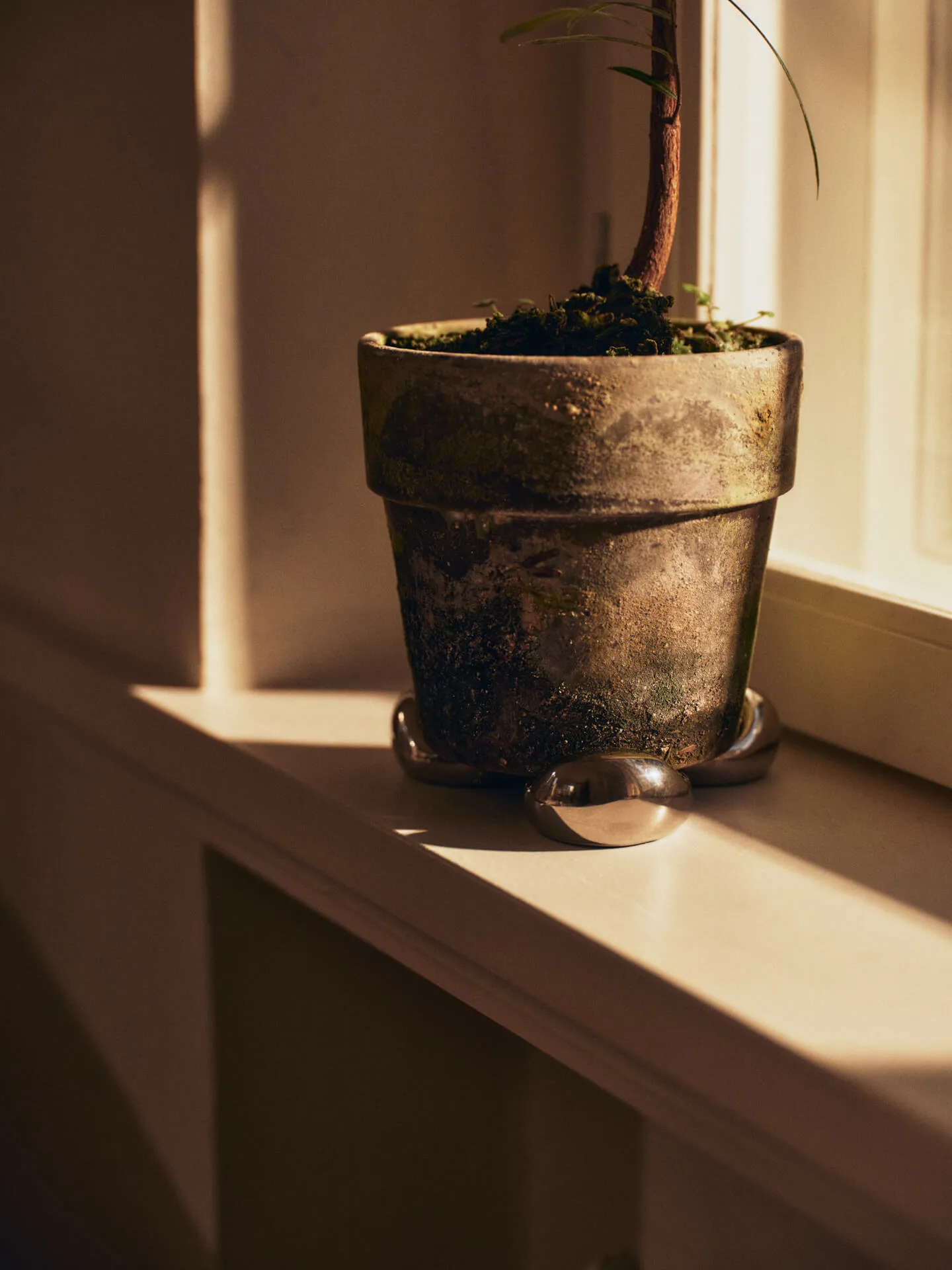 Nube piedini per vaso 4 pezzi, Argento Ferm Living