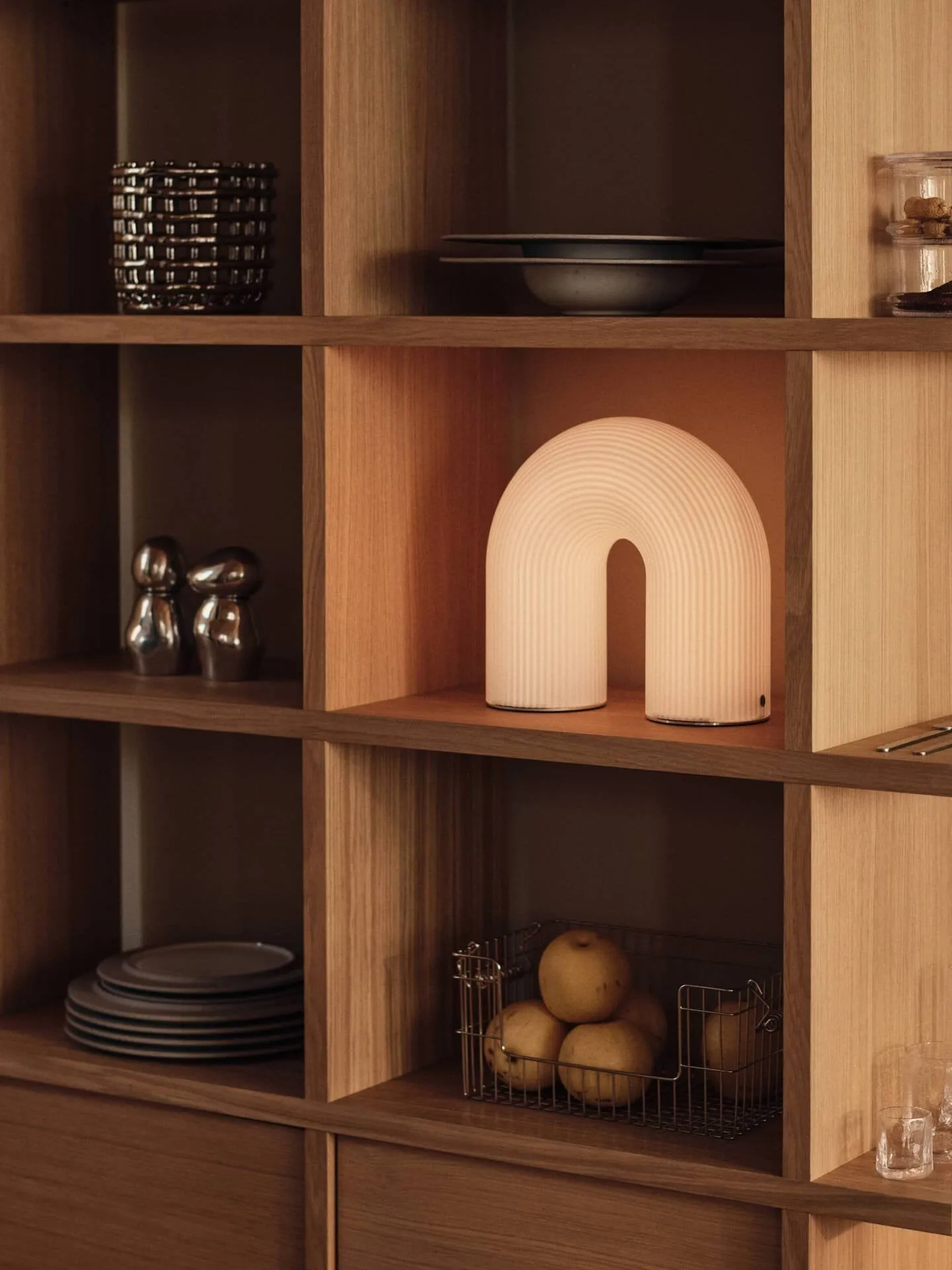 Orevo macinasale e macinapepe 2 pezzi, Lucidato a specchio Ferm Living