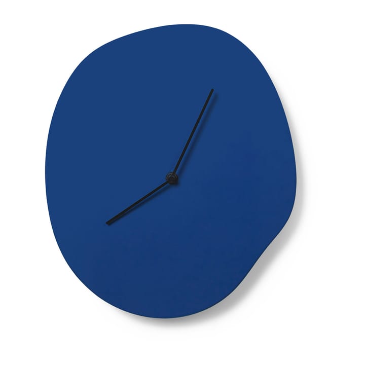 Orologio da parete Melt 28x33 cm - Blu - ferm LIVING