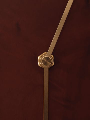 Orologio da parete Melt 28x33 cm - Dark stained burl - Ferm Living