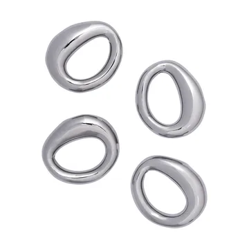 Orrith portatovaglioli confezione da 4 - Argento - Ferm Living