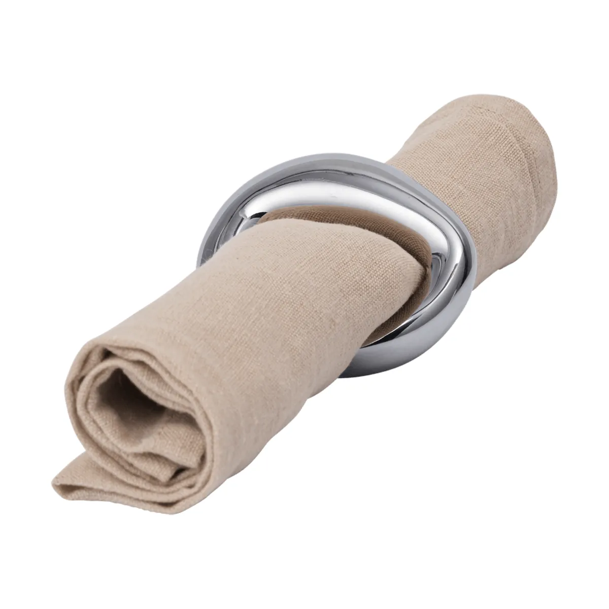 Orrith portatovaglioli confezione da 4, Argento Ferm Living