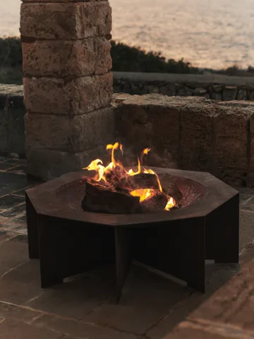 Otto fire pit focolare - Ruggine, Ø85,5x29 cm - Ferm Living