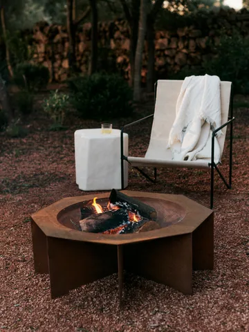 Otto fire pit focolare - Ruggine, Ø85,5x29 cm - Ferm Living