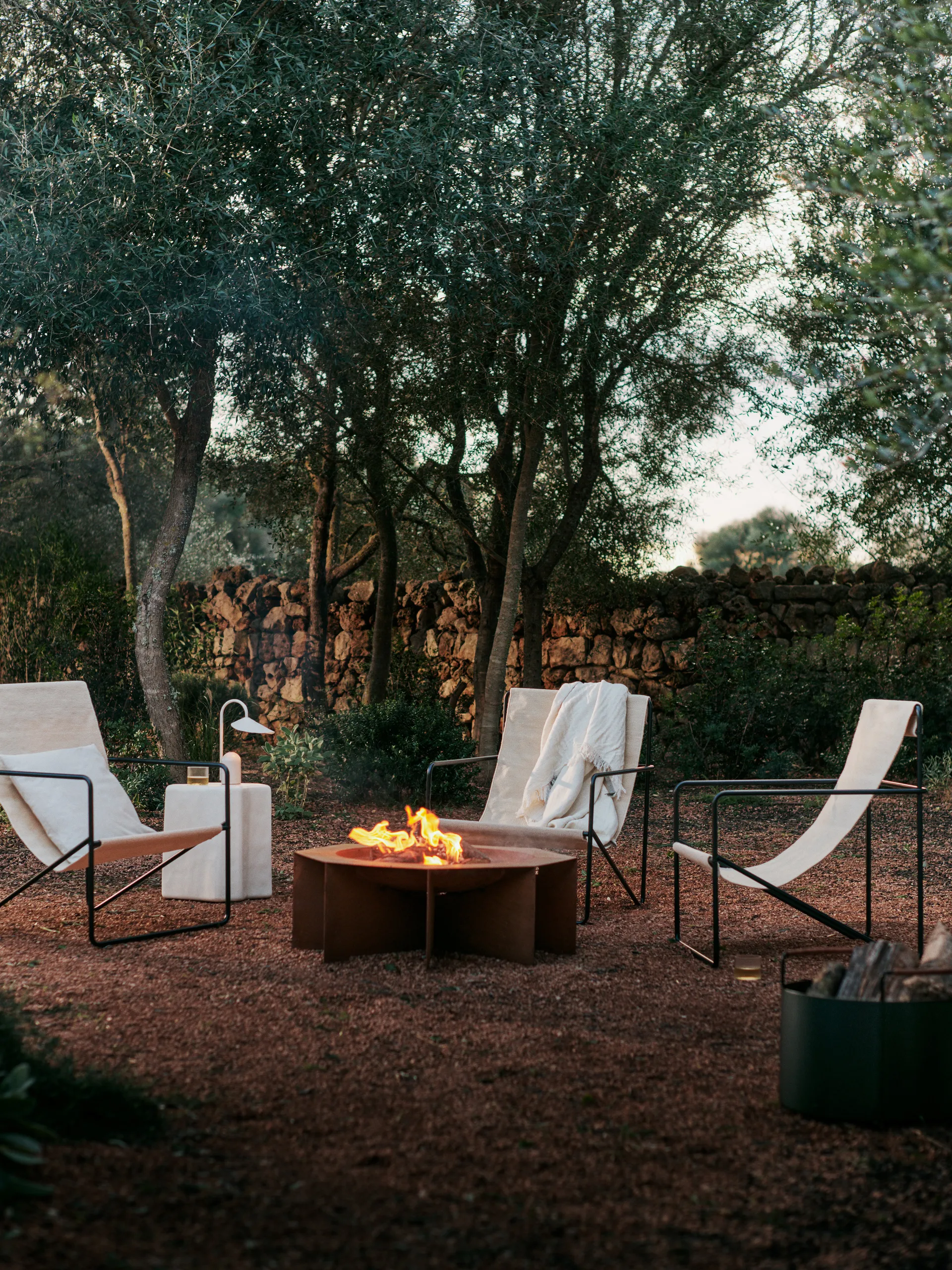 Otto fire pit focolare, Ruggine, Ø85,5x29 cm Ferm Living