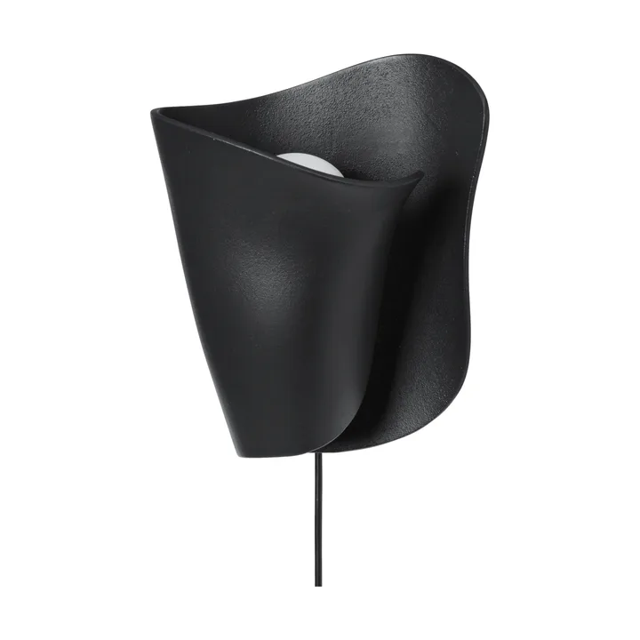 Oyster wall sconce applique - Black - Ferm Living
