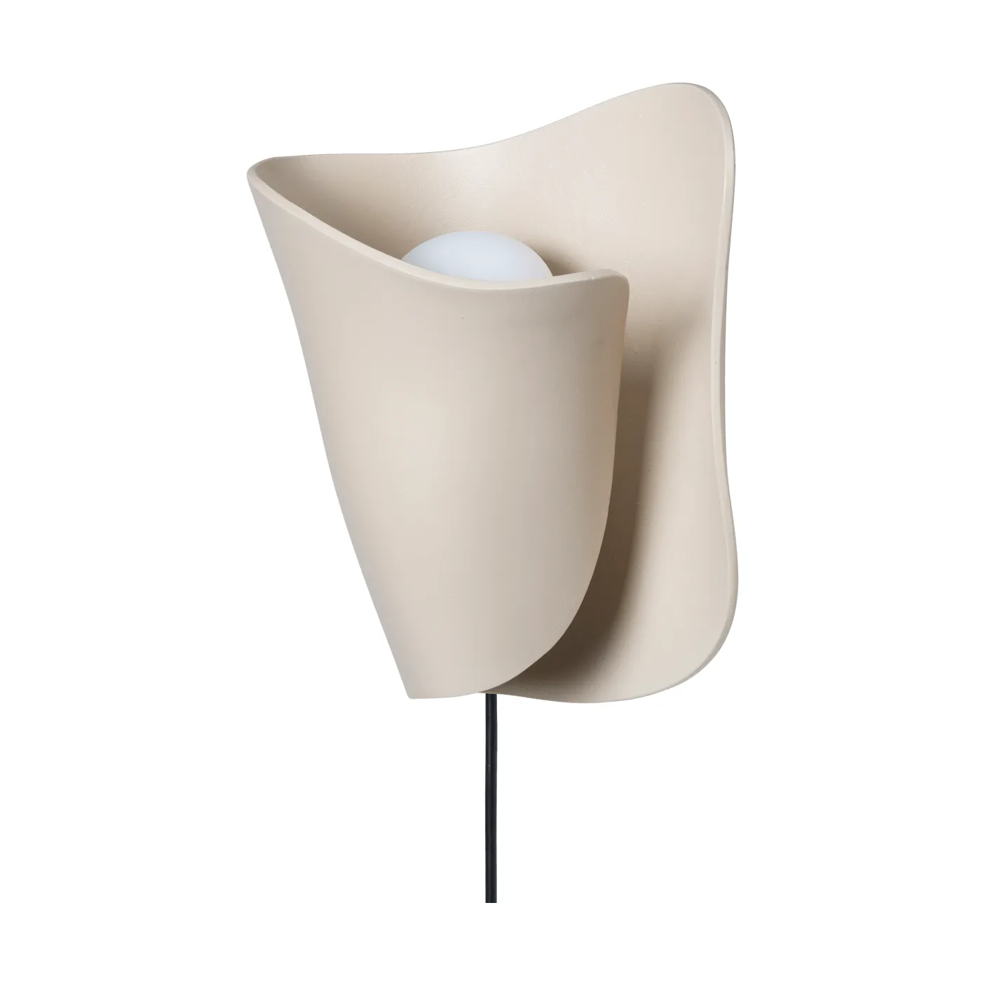 Oyster wall sconce applique, Cashmere chiaro Ferm Living