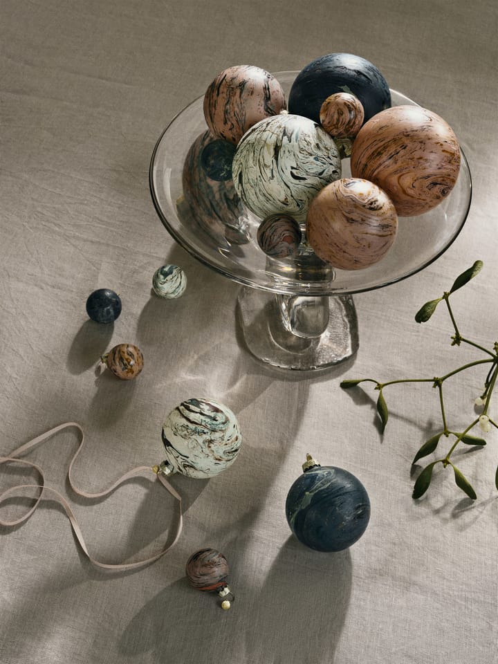 Pallina decorativa Marble, confezione mista da 4, Medio Ferm Living