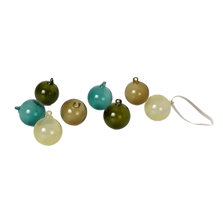 Pallina di Natale piccola, in confezione da 8, mixed dark Ferm Living