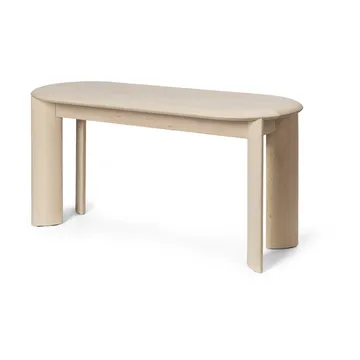 Panca Bevel 90 cm - Faggio oliato bianco - Ferm Living