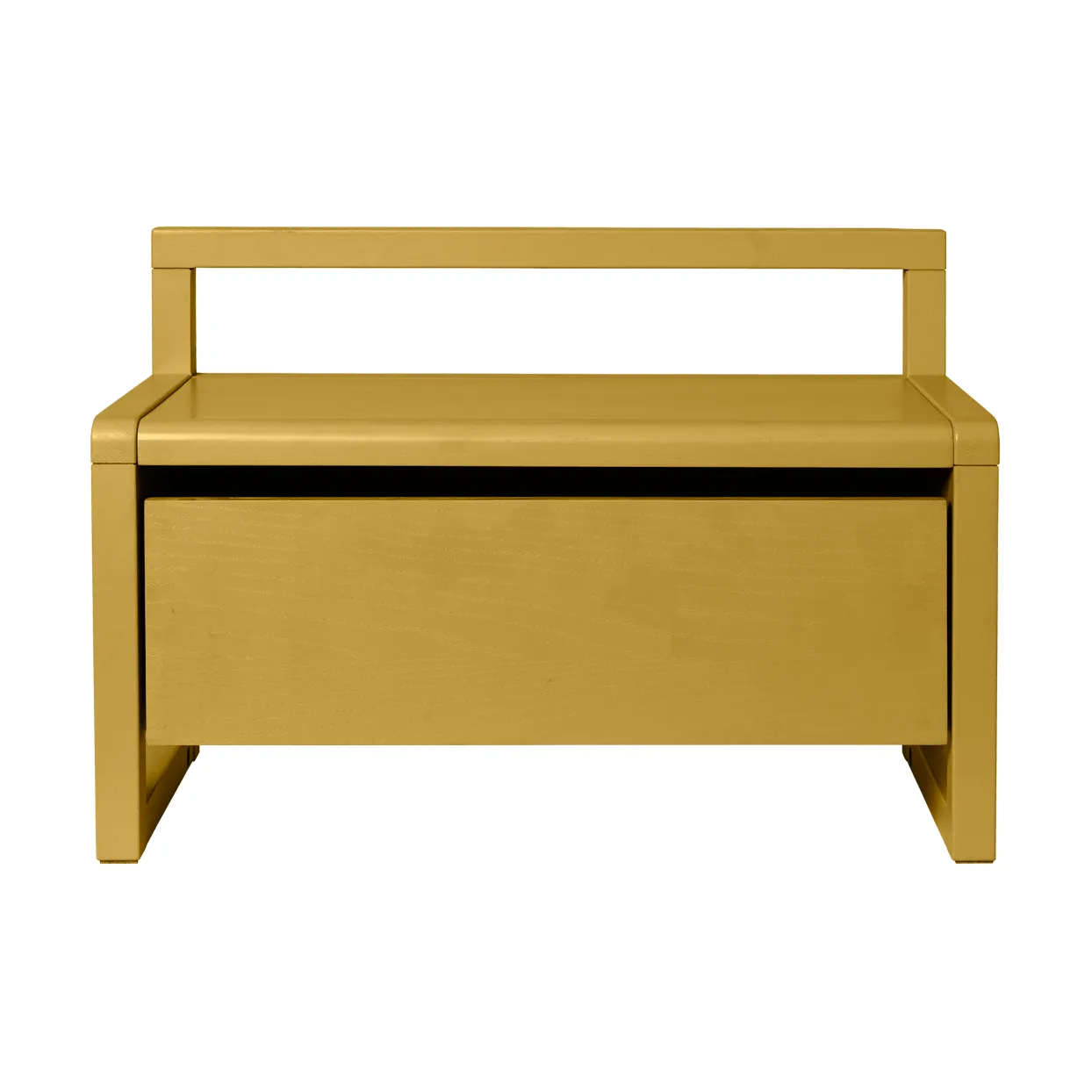 Panca contenitore Little architect, Giallo, 60x30x41,2 cm Ferm Living