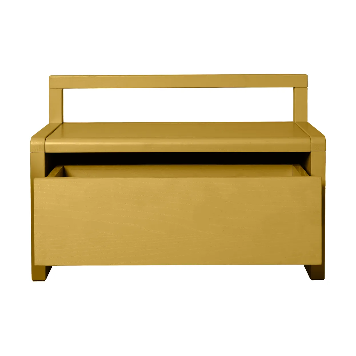 Panca contenitore Little architect, Giallo, 60x30x41,2 cm Ferm Living