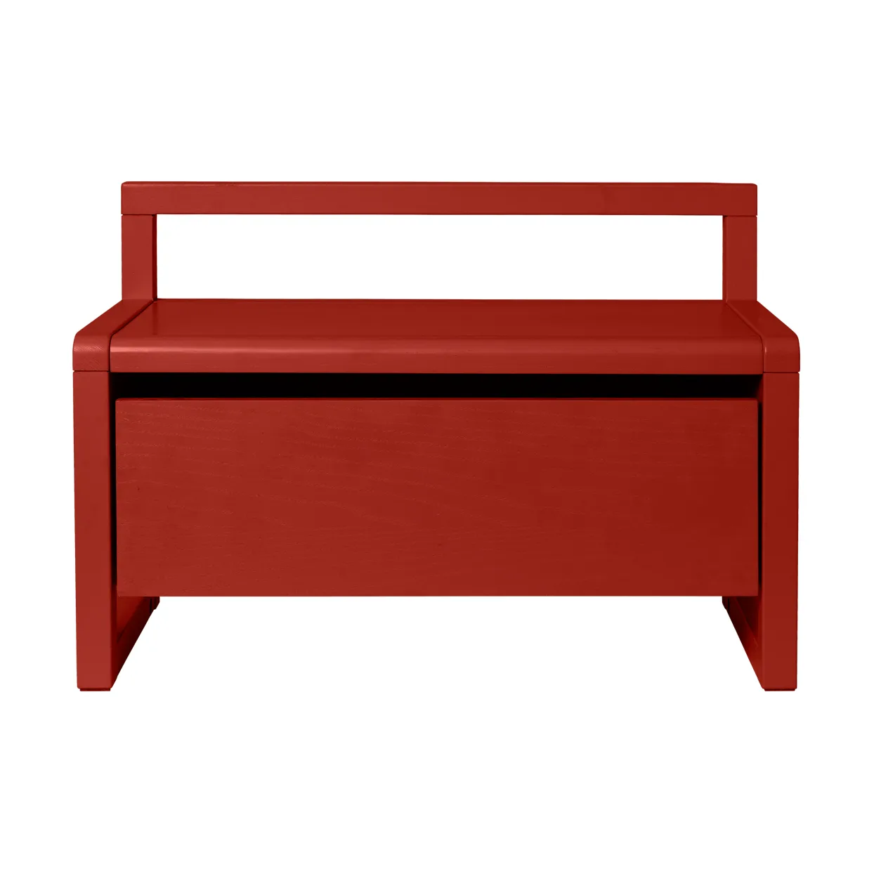 Panca contenitore Little architect, Poppy Red, 60x30x41,2 cm Ferm Living