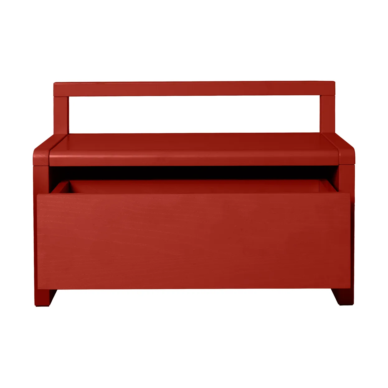Panca contenitore Little architect, Poppy Red, 60x30x41,2 cm Ferm Living