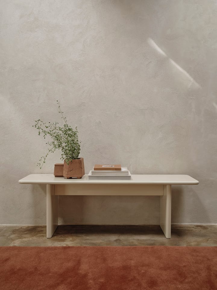 Panchina Rink 140 cm, Eggshell Ferm Living