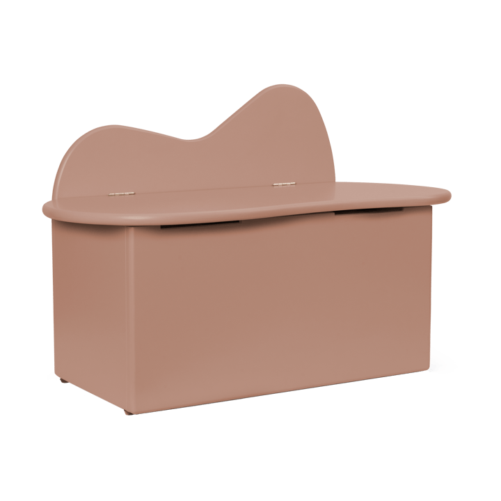 Panchina Slope con contenitore 75x38x51 cm - Rose - Ferm Living