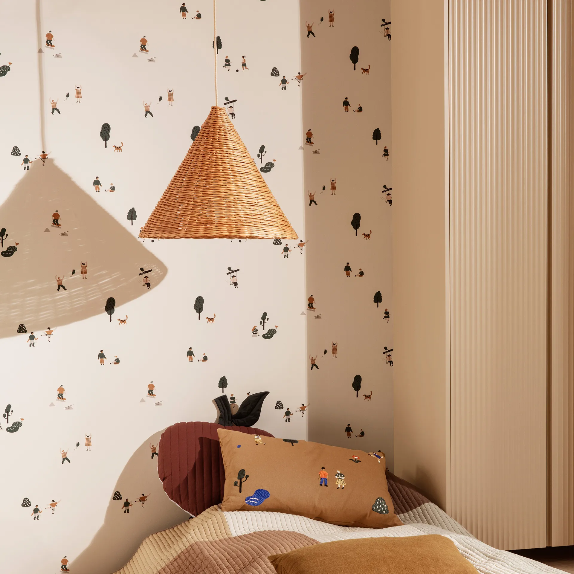 Paralume Dou Ø 45 cm, Naturale Ferm Living