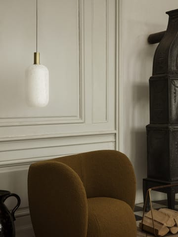 Paralume in vetro alto Casca Shade Ø 18,6 cm - Milk - Ferm Living