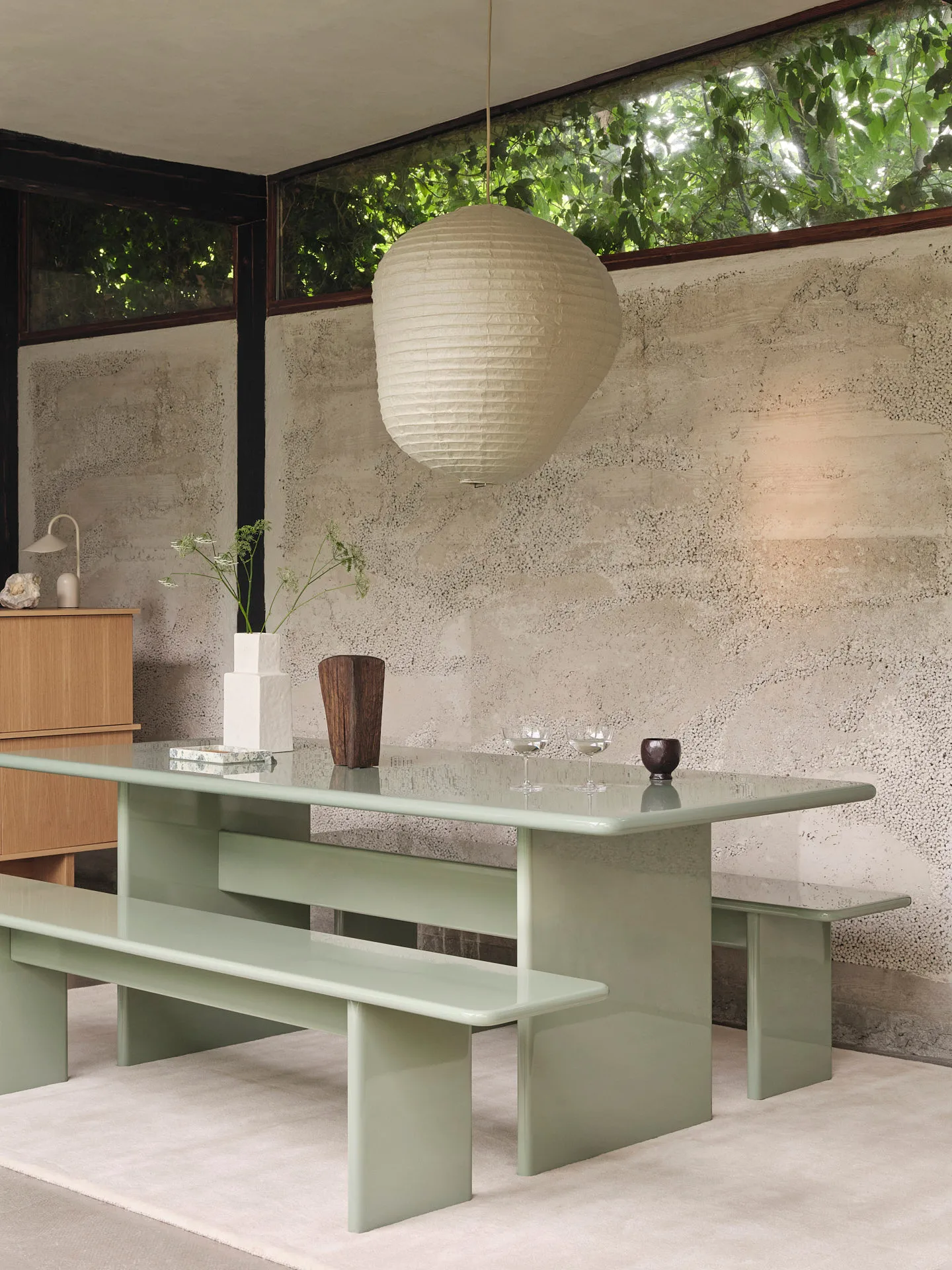 Paralume Kurbis, 60 cm, Dark sage Ferm Living