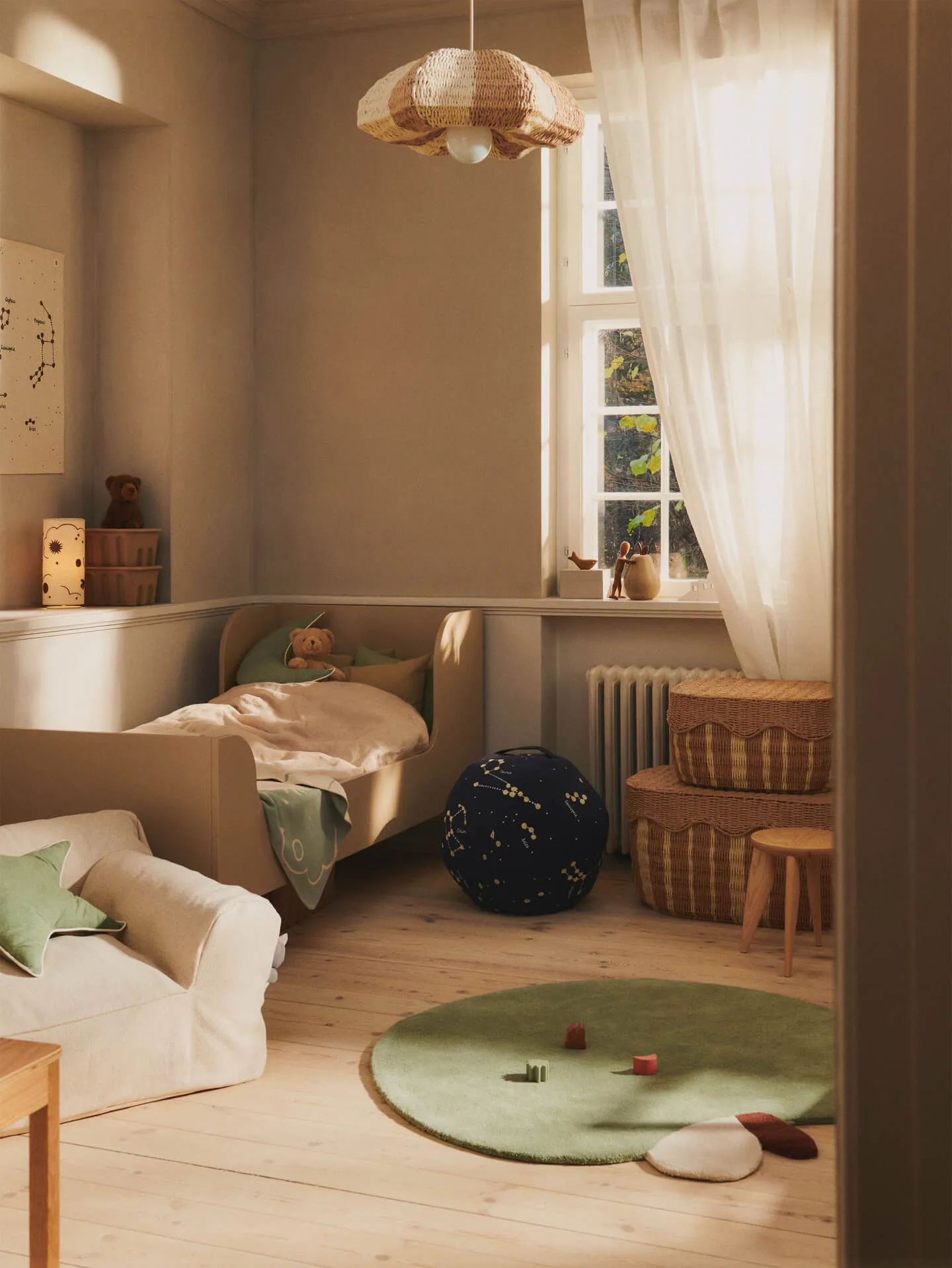 Paralume Rivan, Natural-off-white Ferm Living