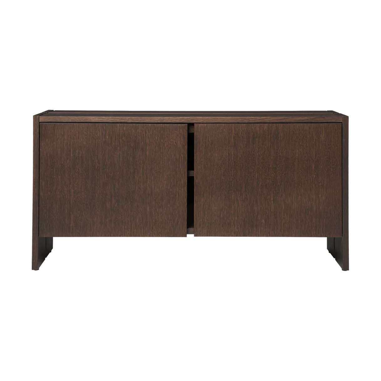 Parcel credenza, Dark stained oak, 100x30x50 cm Ferm Living