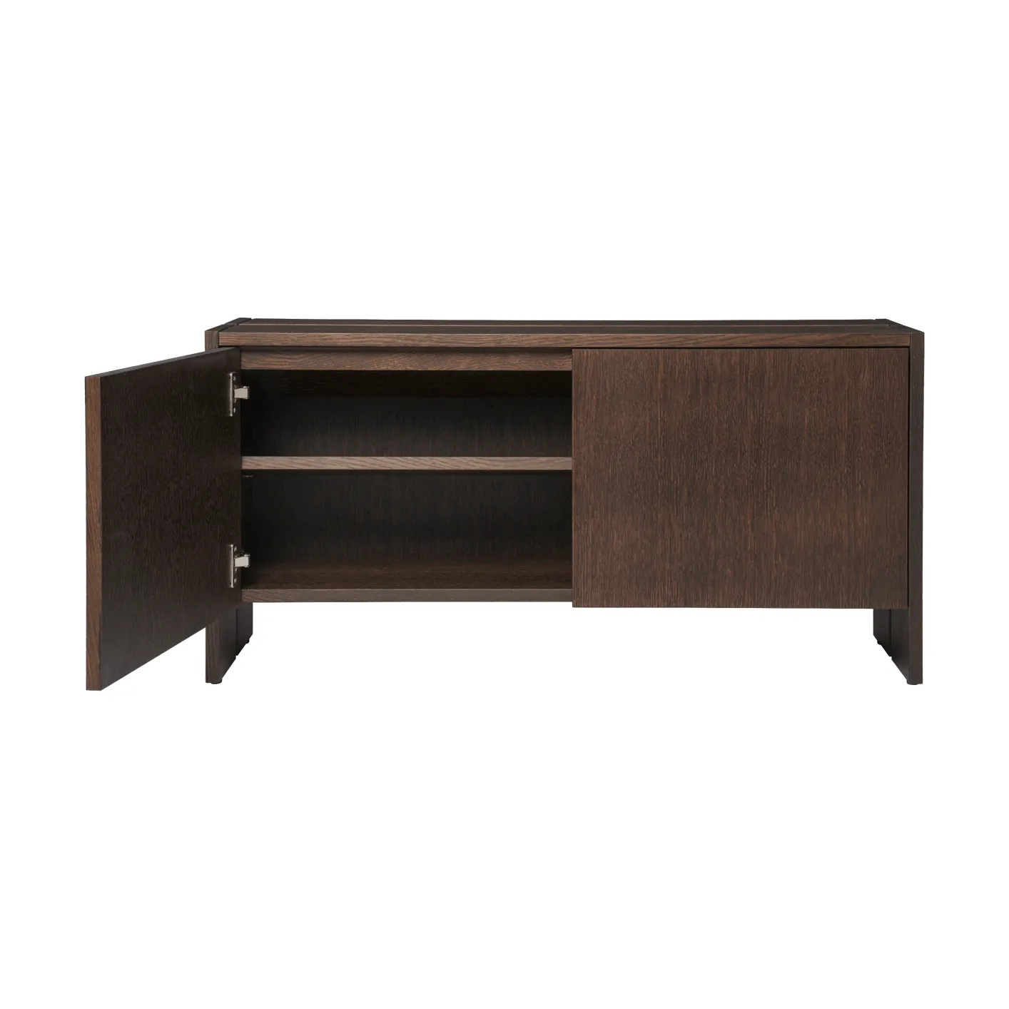Parcel credenza, Dark stained oak, 100x30x50 cm Ferm Living