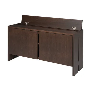 Parcel credenza - Dark stained oak, 100x30x50 cm - Ferm Living