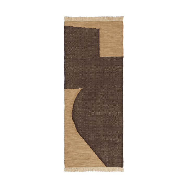 Passatoia Forene - Tan-Chocolate, 80x200 cm - Ferm LIVING