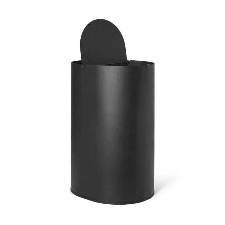 Pattumiera Enkel large, Black Ferm Living