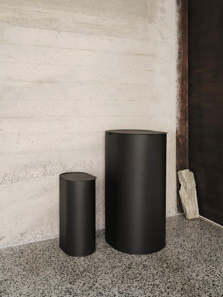 Pattumiera Enkel large, Black Ferm Living