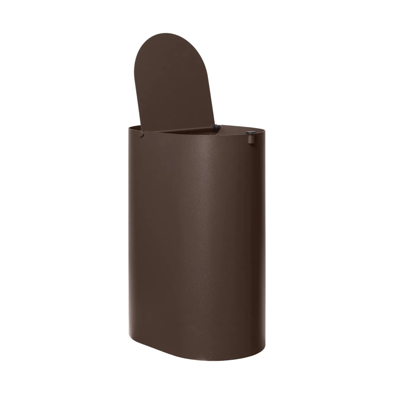 Pattumiera Enkel small, Cioccolato fondente Ferm Living