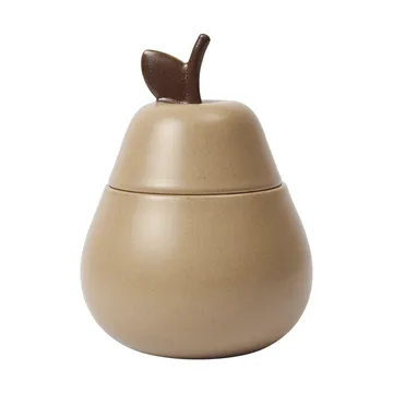 Pear ciotola in ceramica con coperchio - Cashmere - Ferm Living