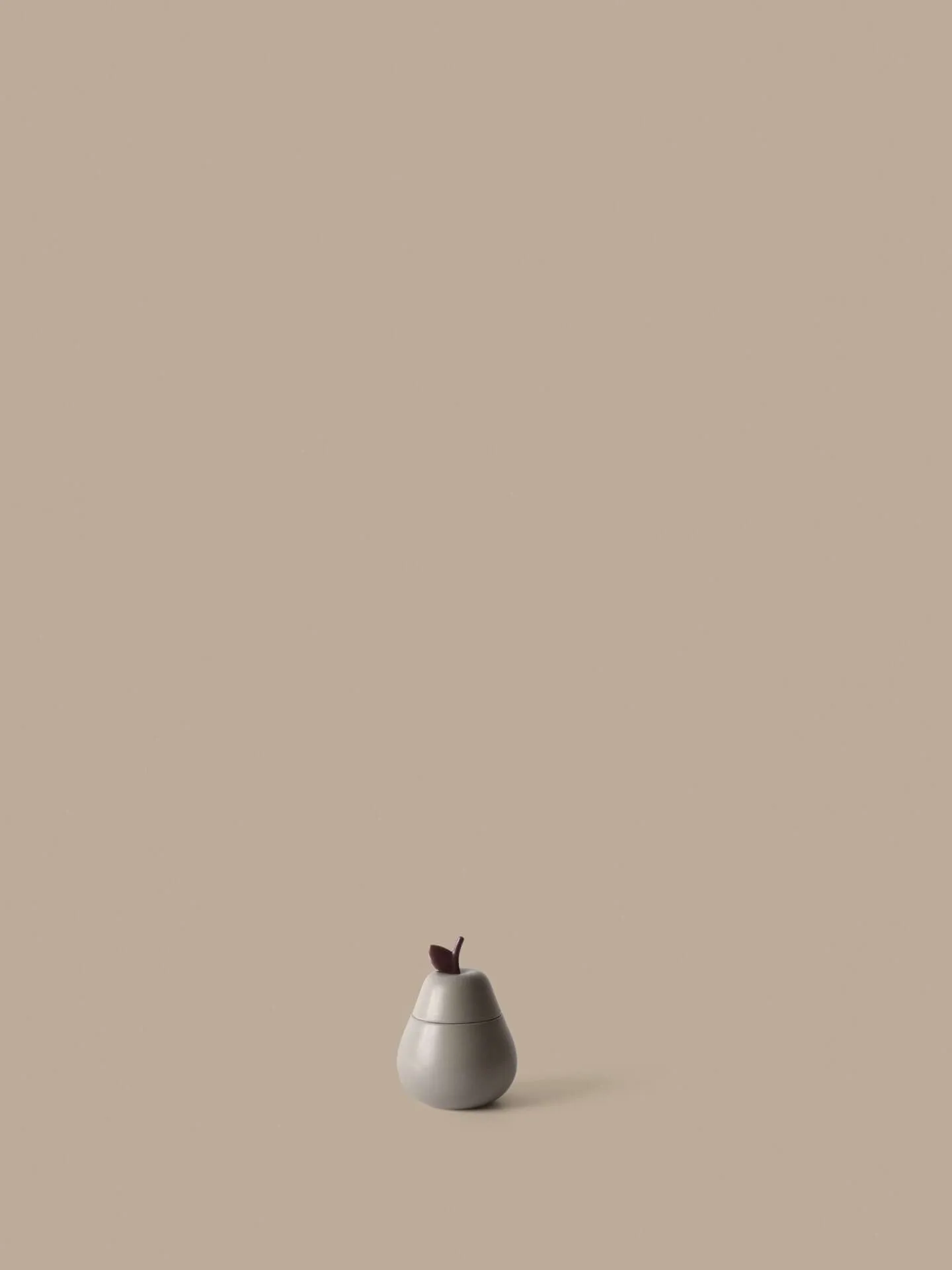 Pear ciotola in ceramica con coperchio, Cashmere Ferm Living