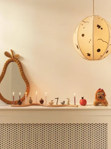 Pear intrecciato specchio - Naturale - Ferm Living