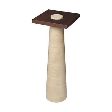 Pedestal Grova - Travertino, 30x30x80 cm - Ferm Living