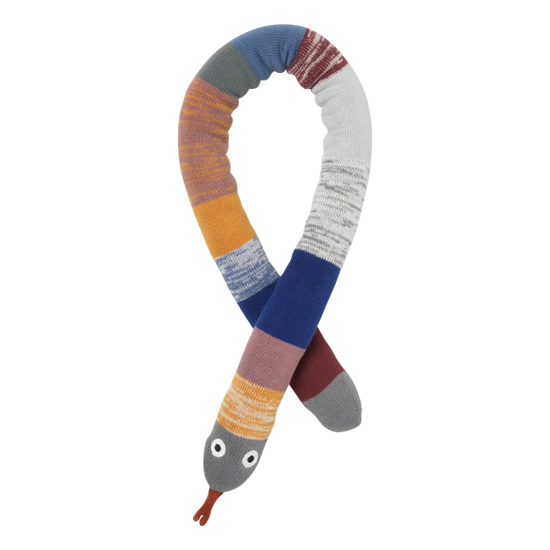 Peluche Dusty Rainbow Mr Mini Snake, Multicolore Ferm Living