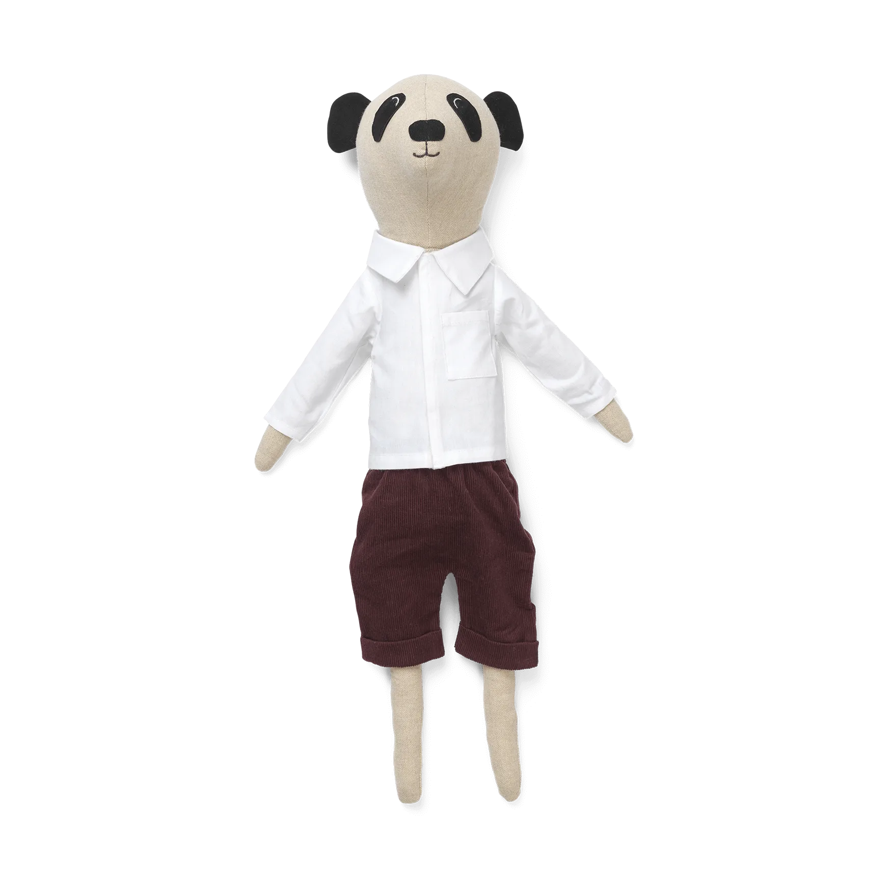 Peluche Panda Teddy, Naturale Ferm Living
