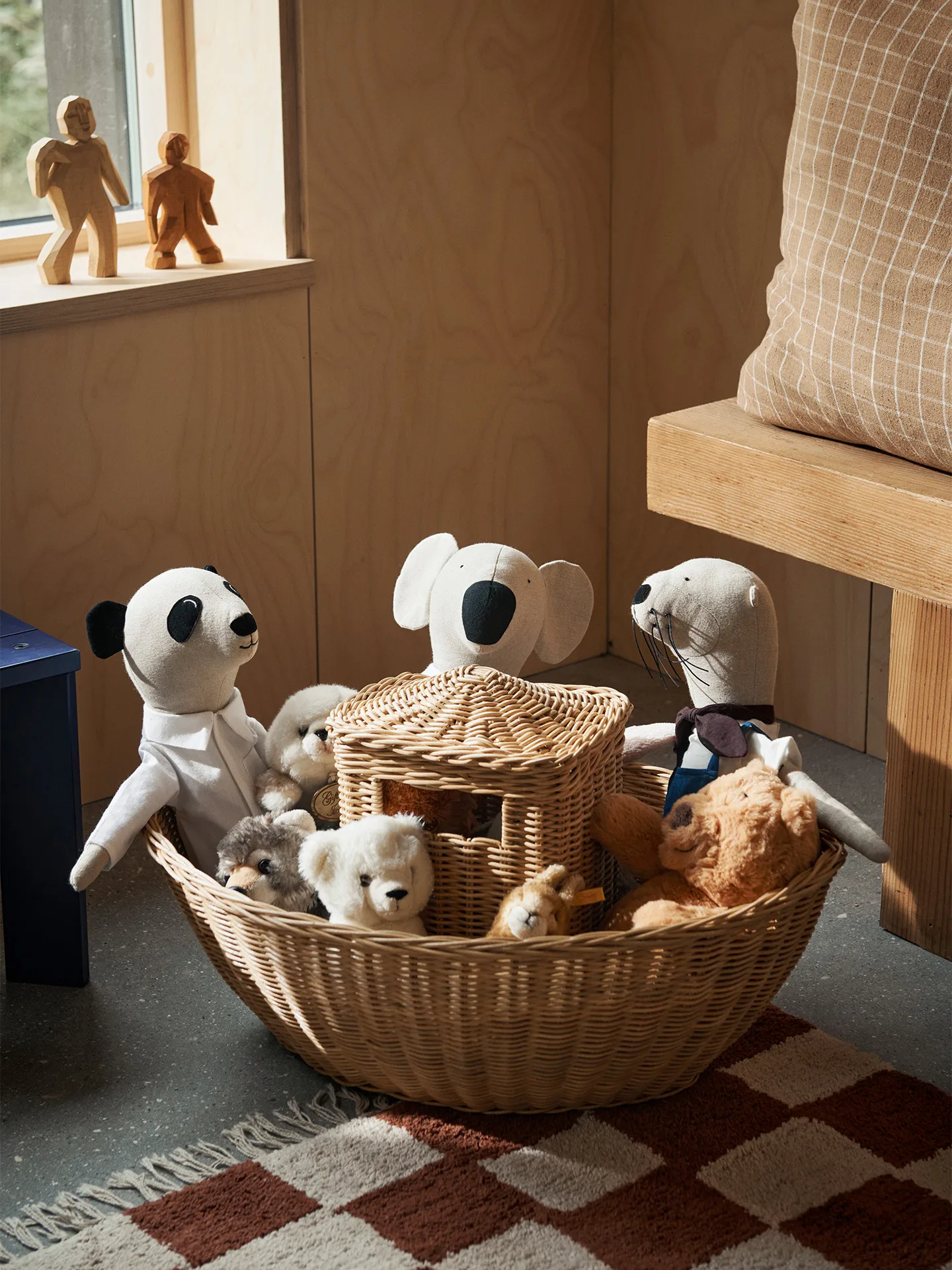 Peluche Panda Teddy, Naturale Ferm Living
